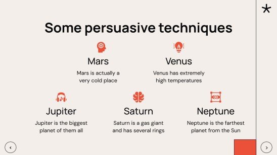심리학 학생을 위한 설득 수업 프레젠테이션 템플릿