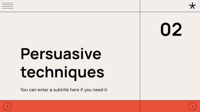 심리학 학생을 위한 설득 수업 프레젠테이션 템플릿