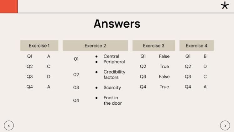 심리학 학생을 위한 설득 수업 프레젠테이션 템플릿