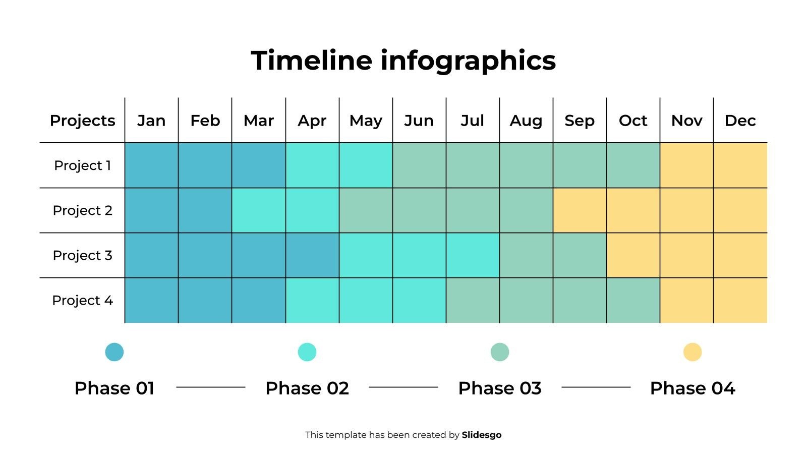 Timeline Infographics Template