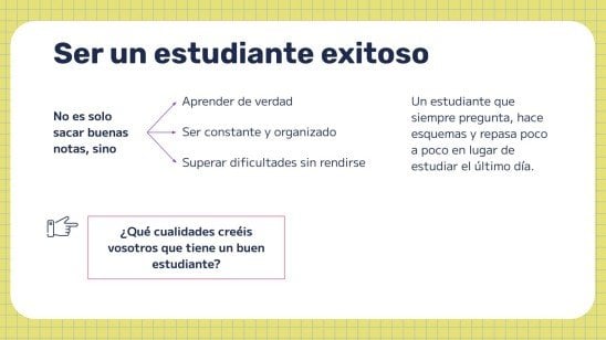 The Secret of Successful Students presentation template 