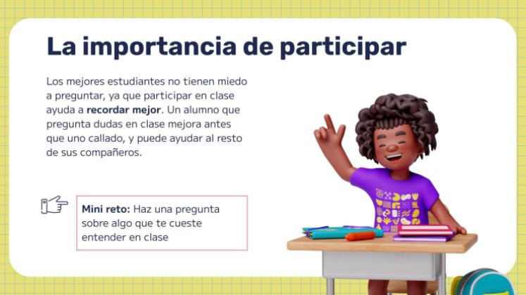 The Secret of Successful Students presentation template 