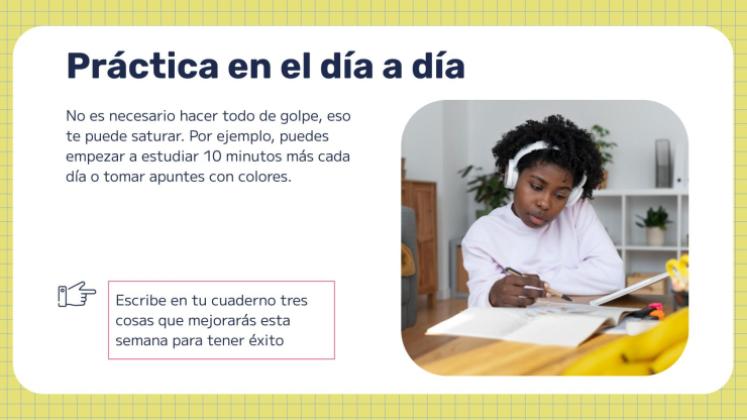 The Secret of Successful Students presentation template 