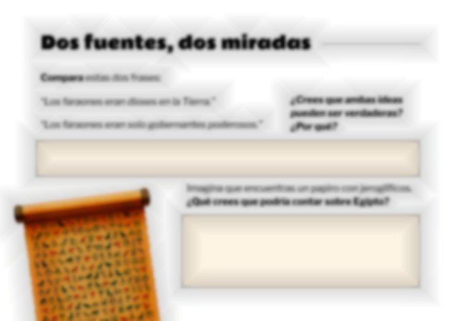 Plantilla de presentación Antiguo Egipto y sus pirámides - Clase de Historia - 4.º de primaria