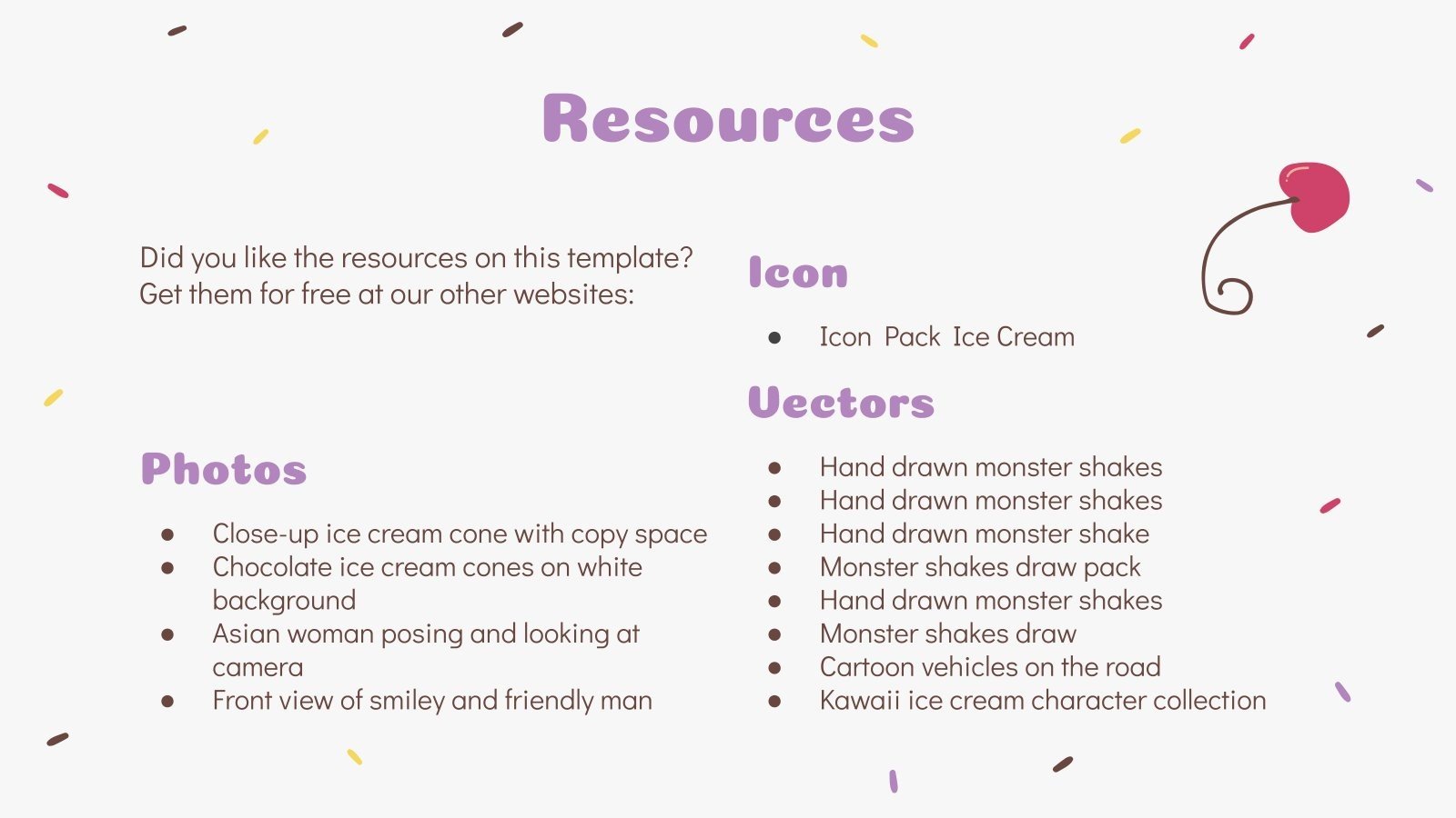 national ice cream month google  powerpoint theme