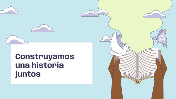Building a Story Together presentation template 