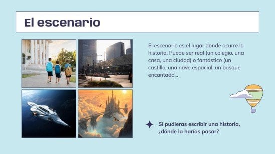 Building a Story Together presentation template 