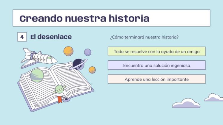 Building a Story Together presentation template 
