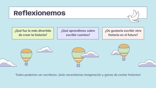 Building a Story Together presentation template 