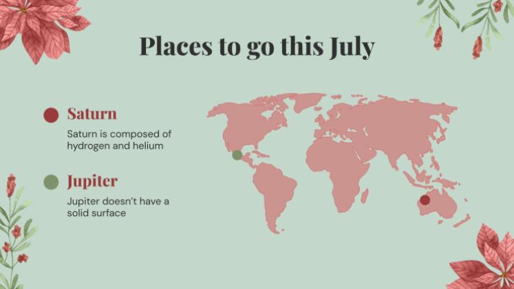 July Daily Calendar 2025 presentation template 