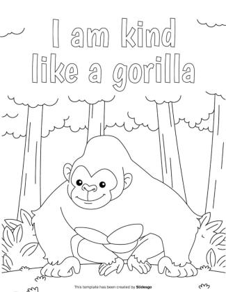 Livre de coloriage pour un discours intérieur positif Modèles de présentation