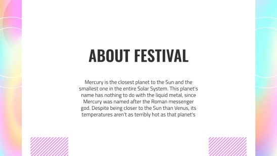 Summer Music Festival Campaign presentation template 