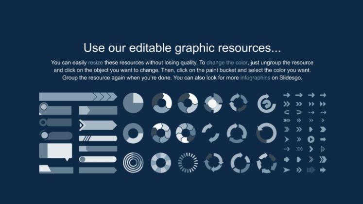 Minimalist Business Slides presentation template 