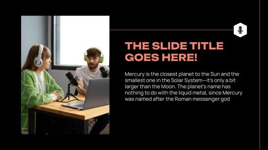 Podcast presentation template 