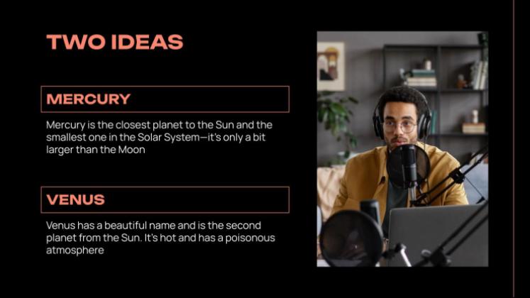 Podcast presentation template 