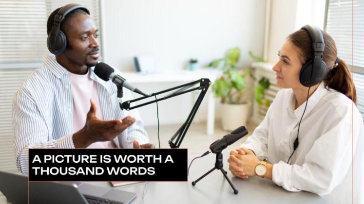 Podcast presentation template 