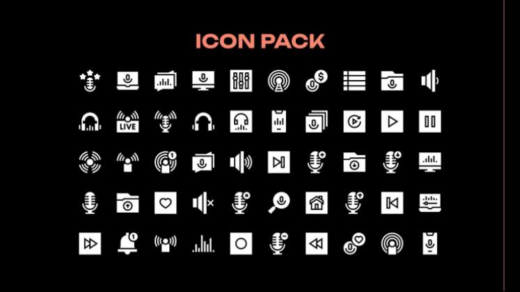 Podcast presentation template 