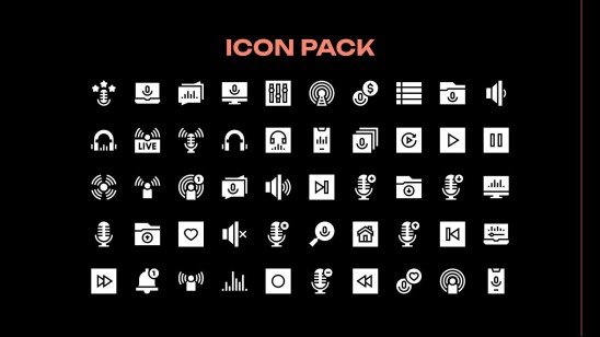 Podcast presentation template 