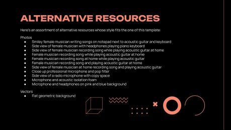 Podcast presentation template 