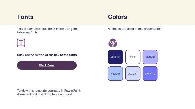 Blue Abstract Waves presentation template 
