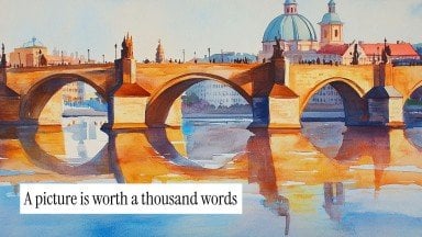 Impressionismus-Kunst Präsentationsvorlage