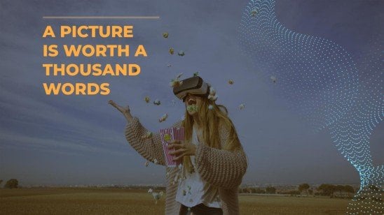 Modelo de apresentação Plano de fundo futurista