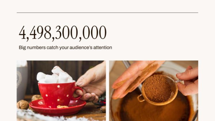 Plantilla de presentación Compañía de cacao caliente