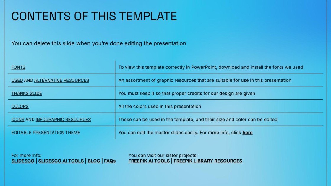Blue Simple Theme Presentation