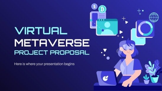 Proposition de projet sur le métavers virtuel Modèles de présentation