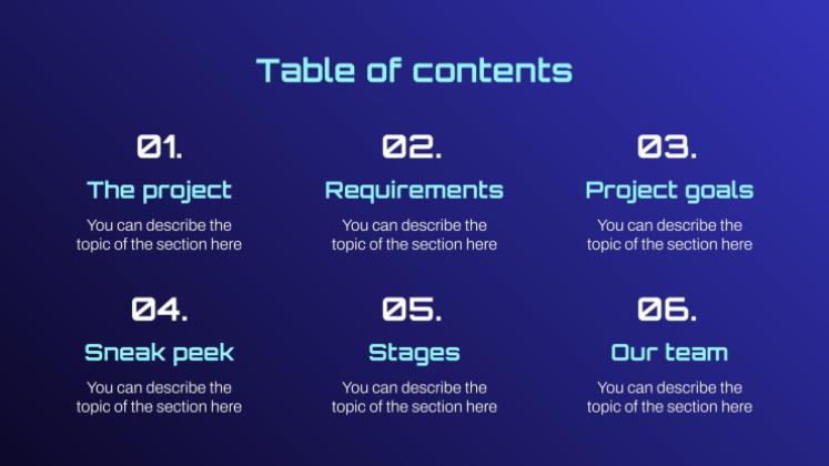 Proposition de projet sur le métavers virtuel Modèles de présentation