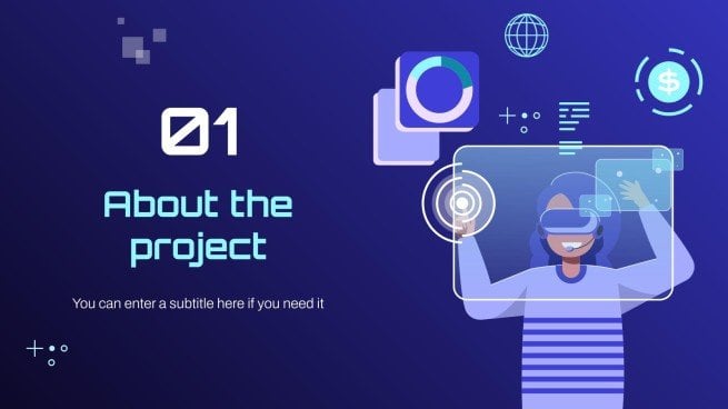Proposition de projet sur le métavers virtuel Modèles de présentation