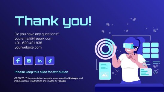Proposition de projet sur le métavers virtuel Modèles de présentation