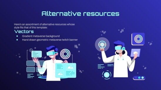 Proposition de projet sur le métavers virtuel Modèles de présentation