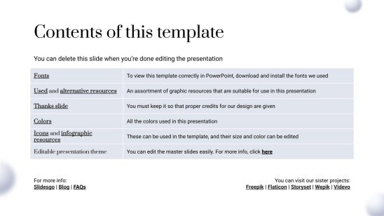 중소기업용 송장 테마 프레젠테이션 템플릿