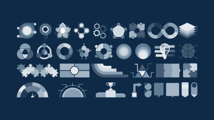 중소기업용 송장 테마 프레젠테이션 템플릿