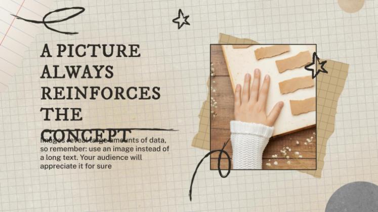 Campagne marketing avec une esthétique d'arrière-plan à texture vieillie Modèles de présentation