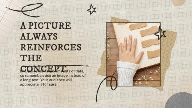 Campagne marketing avec une esthétique d'arrière-plan à texture vieillie Modèles de présentation