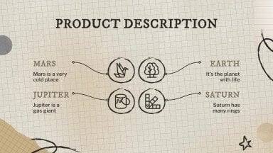 Campagne marketing avec une esthétique d'arrière-plan à texture vieillie Modèles de présentation