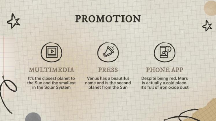 Campagne marketing avec une esthétique d'arrière-plan à texture vieillie Modèles de présentation