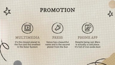 Campagne marketing avec une esthétique d'arrière-plan à texture vieillie Modèles de présentation