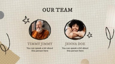 Campagne marketing avec une esthétique d'arrière-plan à texture vieillie Modèles de présentation