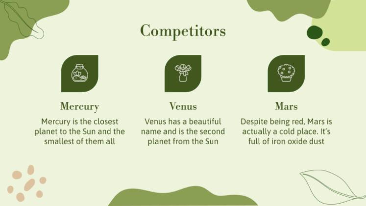 허브 가게 사업 계획서 프레젠테이션 템플릿