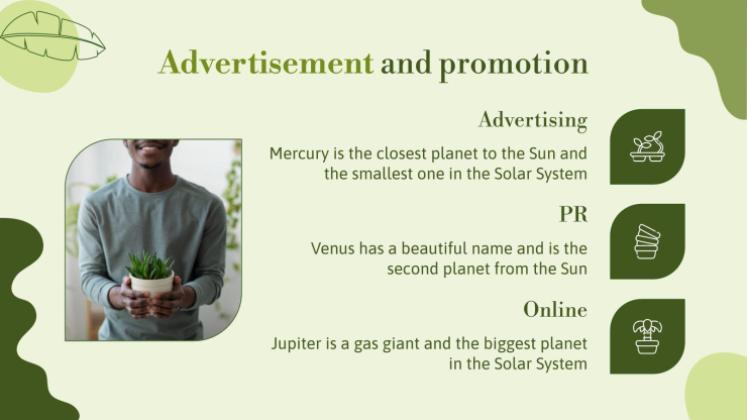 허브 가게 사업 계획서 프레젠테이션 템플릿