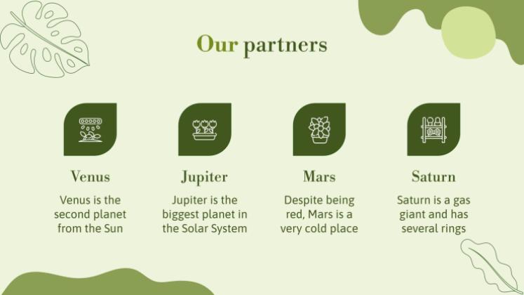 허브 가게 사업 계획서 프레젠테이션 템플릿