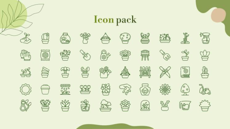 허브 가게 사업 계획서 프레젠테이션 템플릿