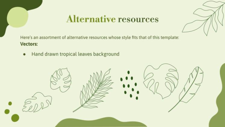 허브 가게 사업 계획서 프레젠테이션 템플릿