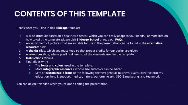 Ophthalmology Center Google Slides Theme PPT Template