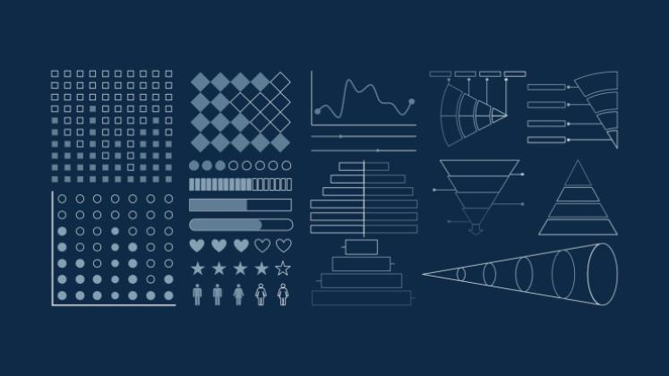 Plantilla de presentación Estrategia de redes sociales de patrón futurista
