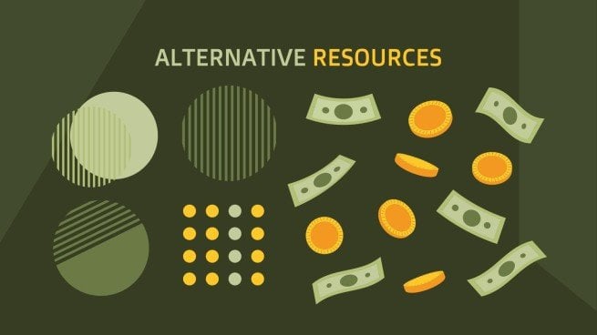 Geld Hintergrund Animation Präsentationsvorlage