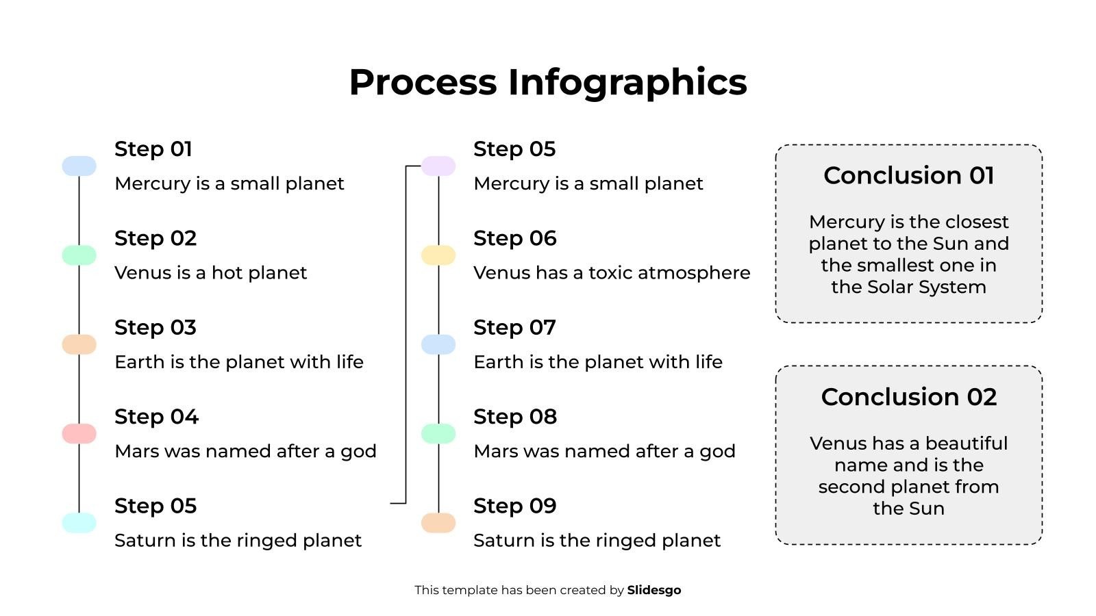 Process Infographics Template